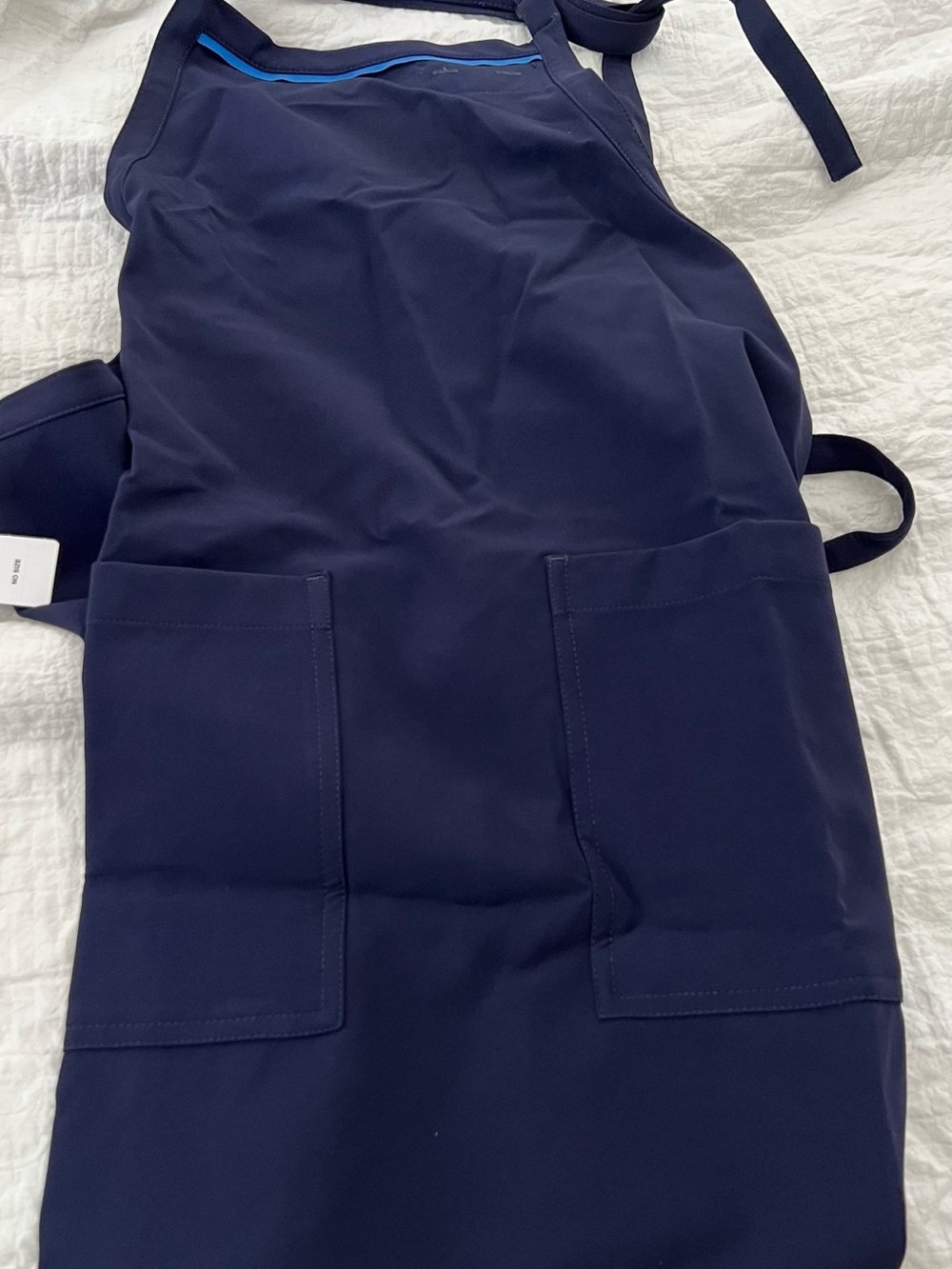 United Navy Blue Apron with Front Pockets